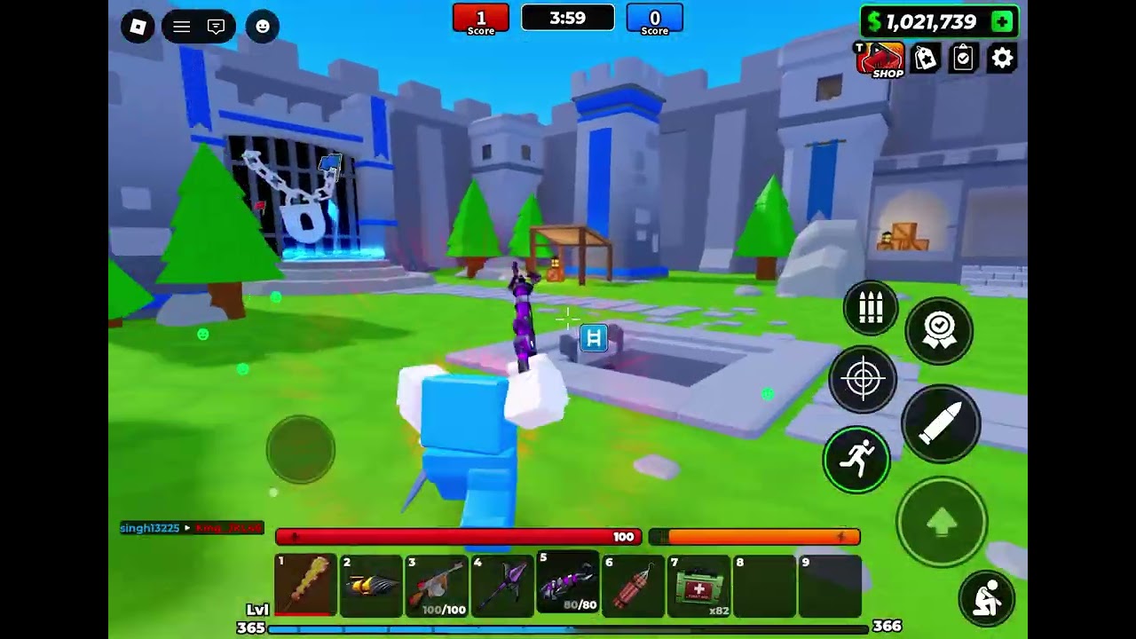 Me playing flag wars! Getting cooked.