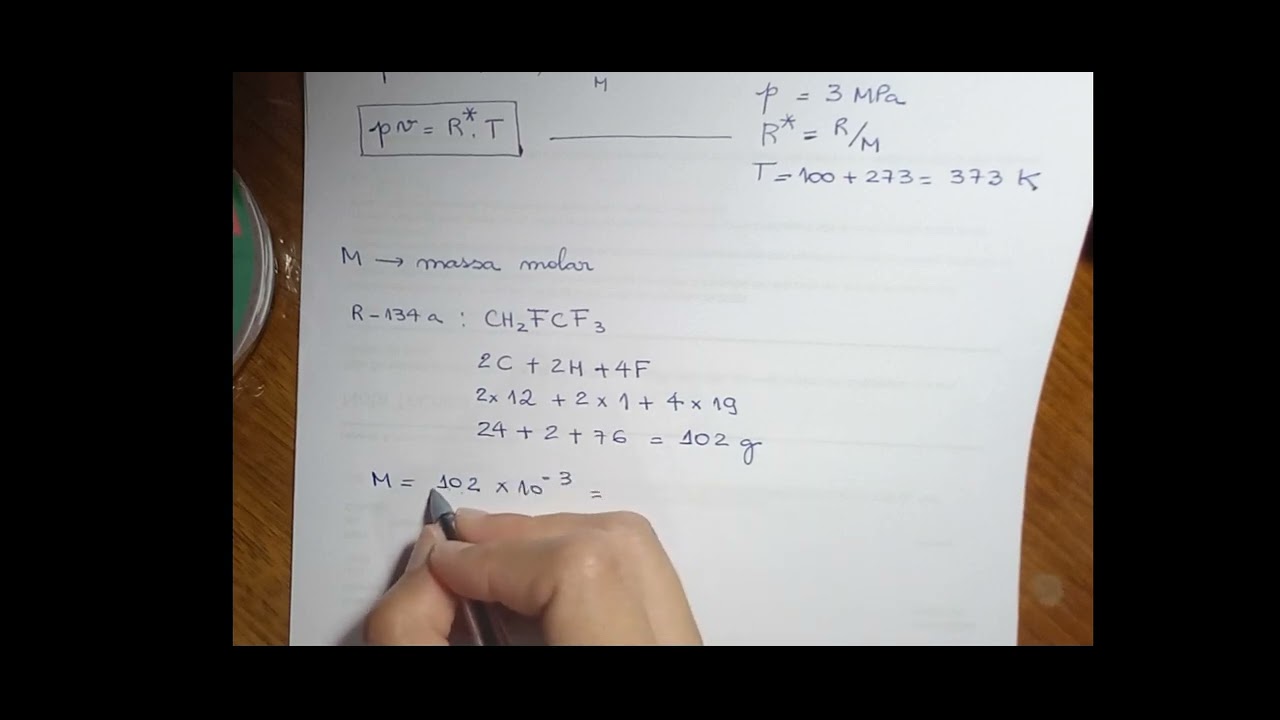 Vídeo 2 - comparação valores: tabela termodinâmica, modelo de gás ideal e diagrama generalizado de Z