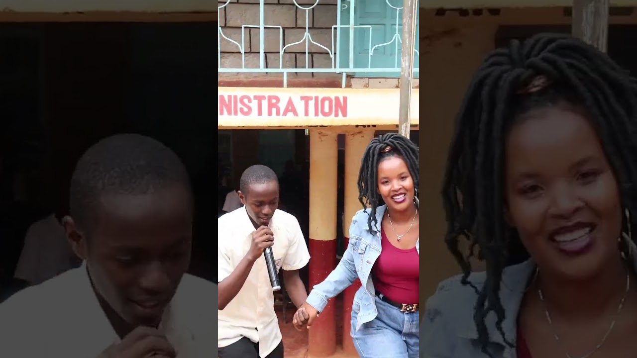 HIGH SCHOOL STUDENT SINGING.