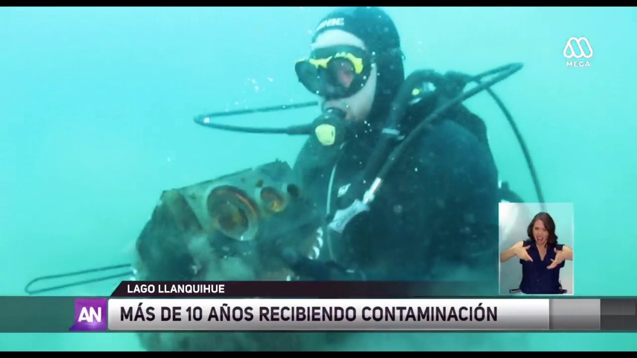 Nota MEGA NOTICIAS Limpieza Lago Llanquihue - Municipalidad Puerto Varas