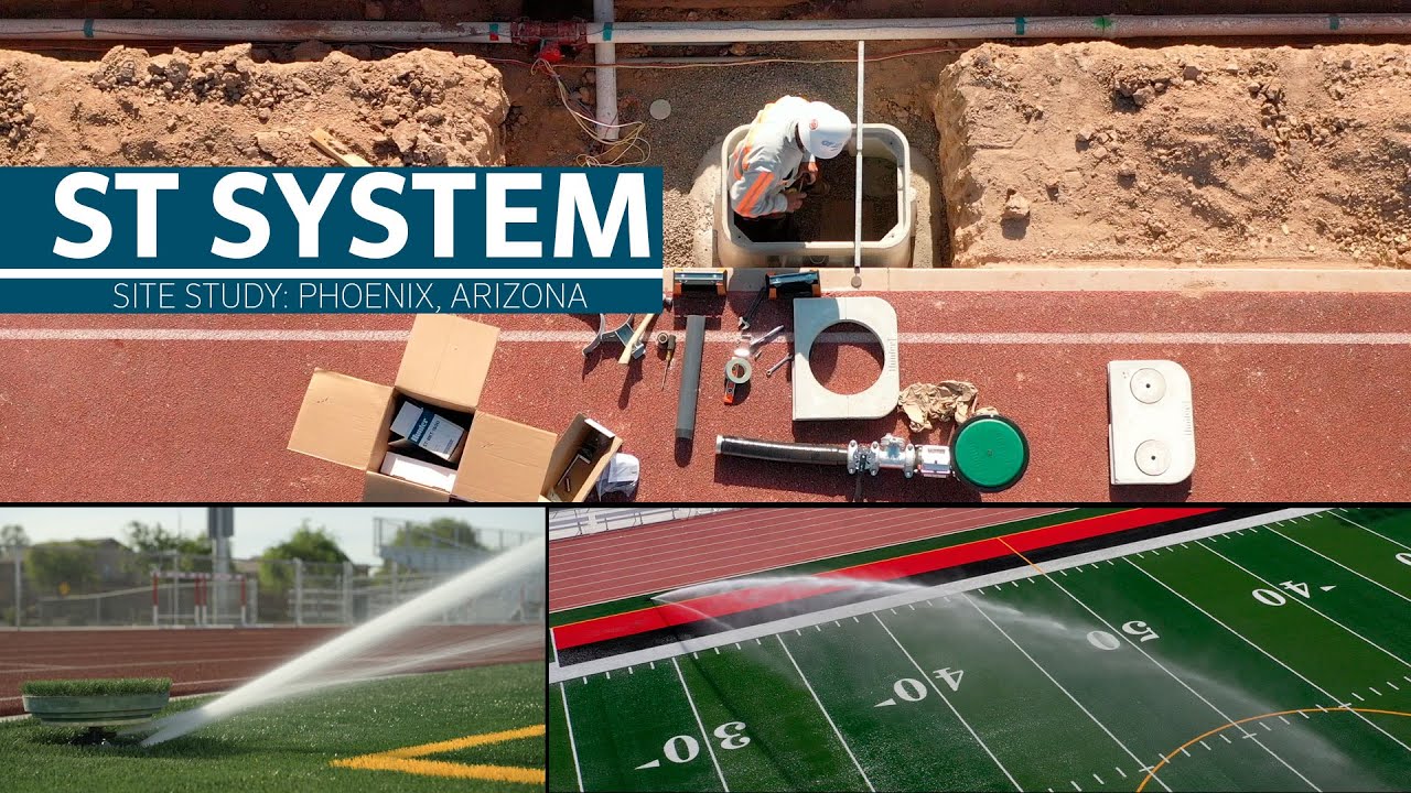 Hunter Synthetic Turf Irrigation ST-KIT Sports Field Site Study in Phoenix, Arizona