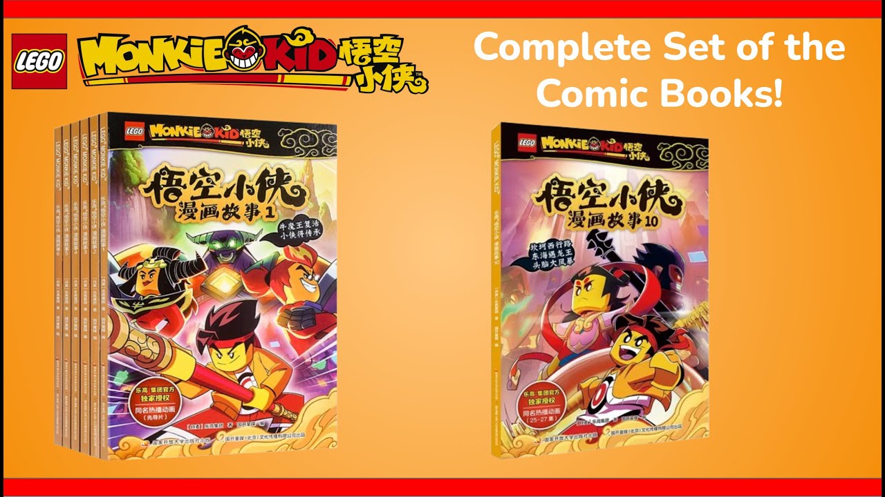 Lego Monkie Kid All Comic Books Review!