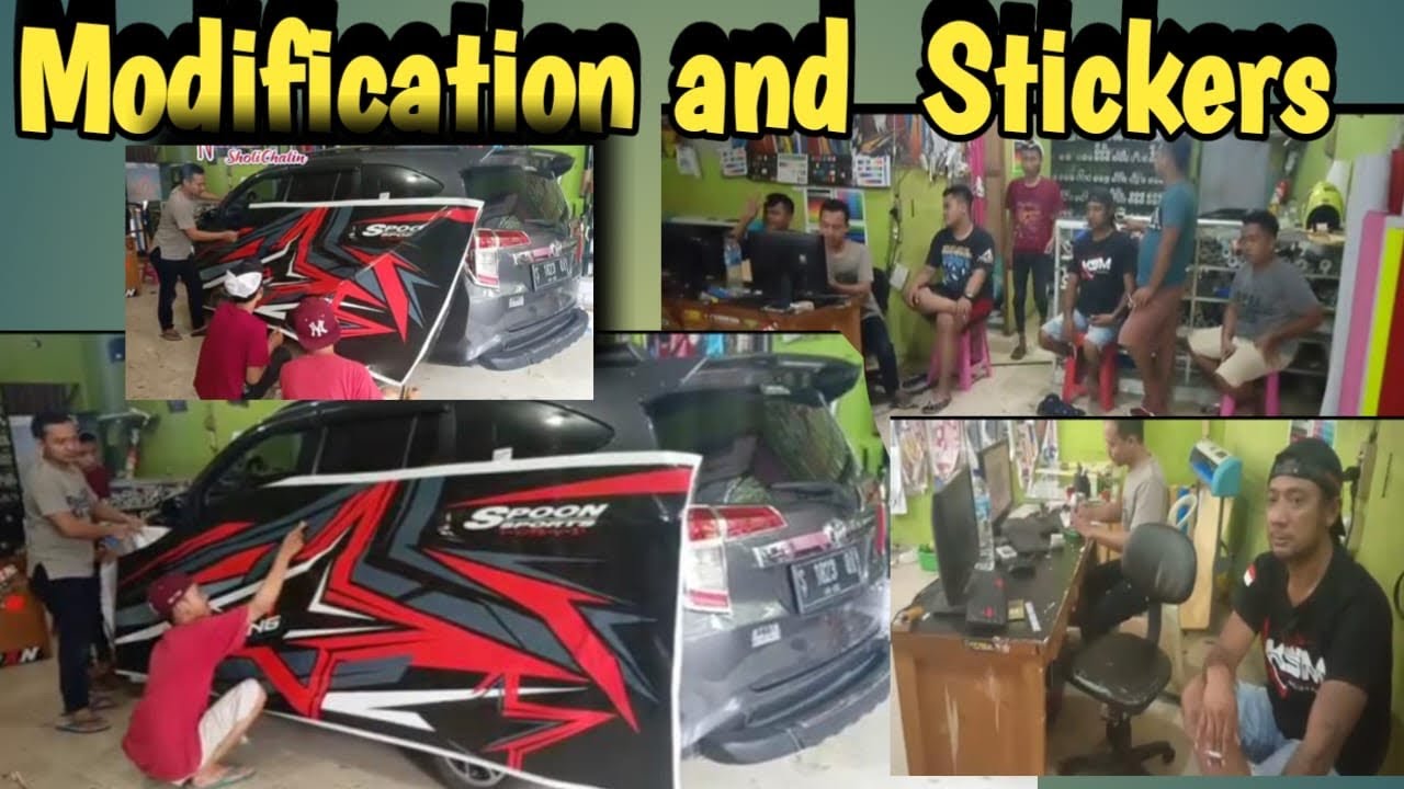 Modificassi Calya Toyota dan Sticker Full body 🚘‼️