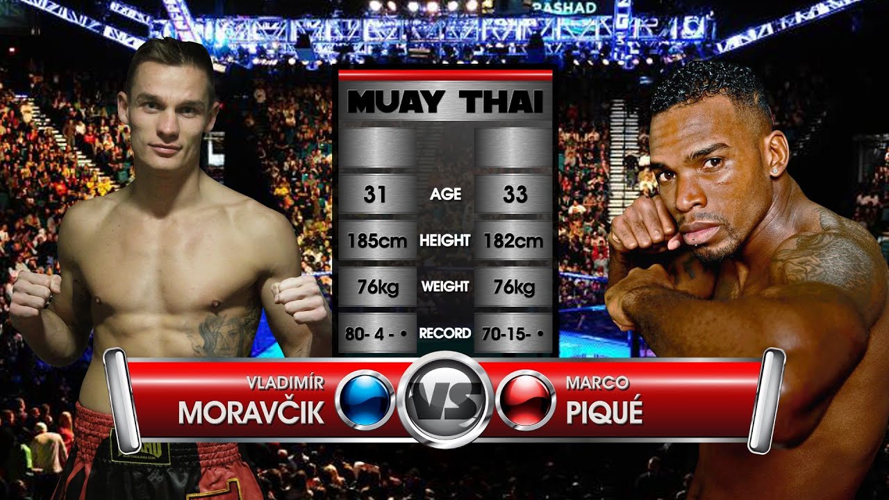 Evropský šampion WMC — Vladimír Moravčík (SK) vs. Marco Piqué (NL) — Profiliga Muay Thai 13