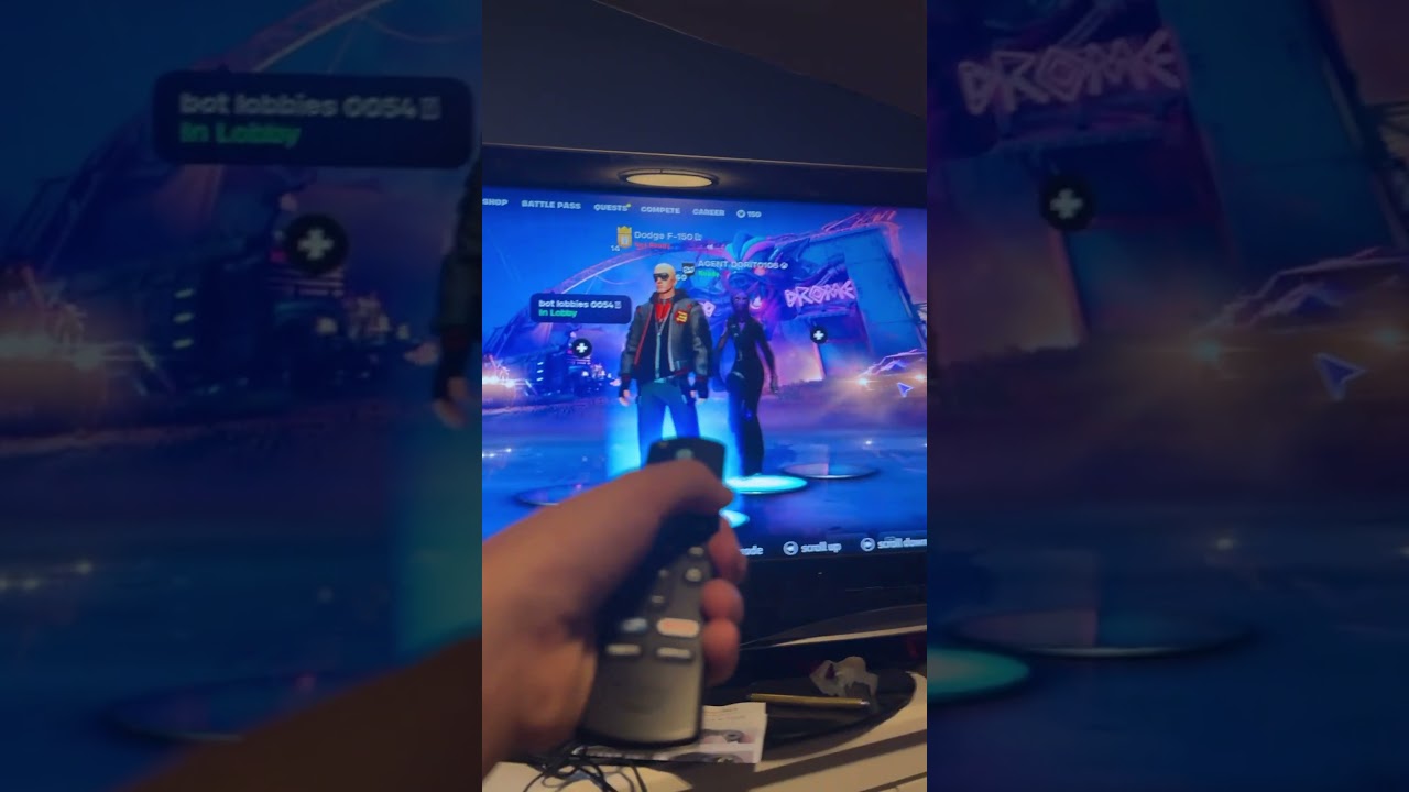 Playing Fortnite on a fire stick 🔥🔥🔥