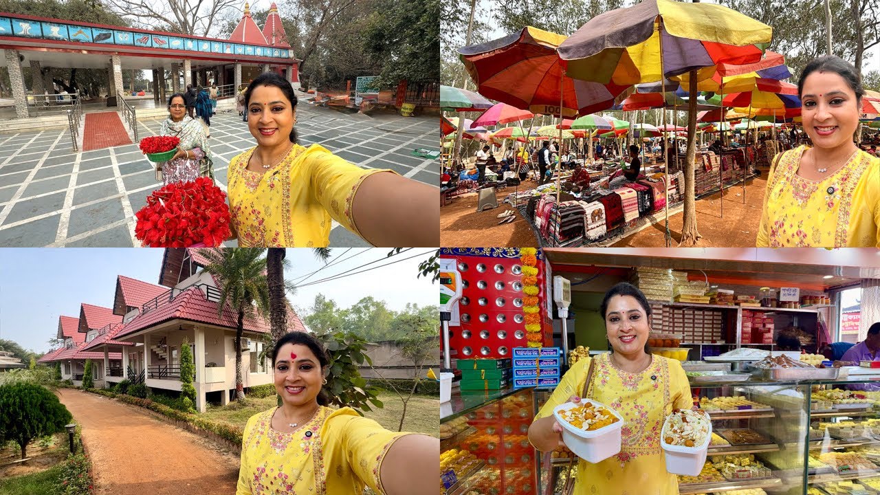 Shantiniketan a Kankalitala Mandir a Pujo Diye Gelam Sonajhuri Haat |Bardhaman er Sitabhog Mihidana