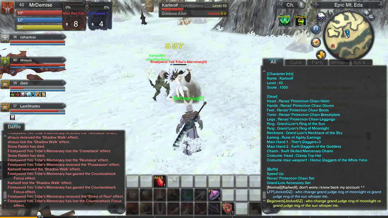 RaiderZ - Stacker Karlwolf in Epic Mt.Eda (Crawler)