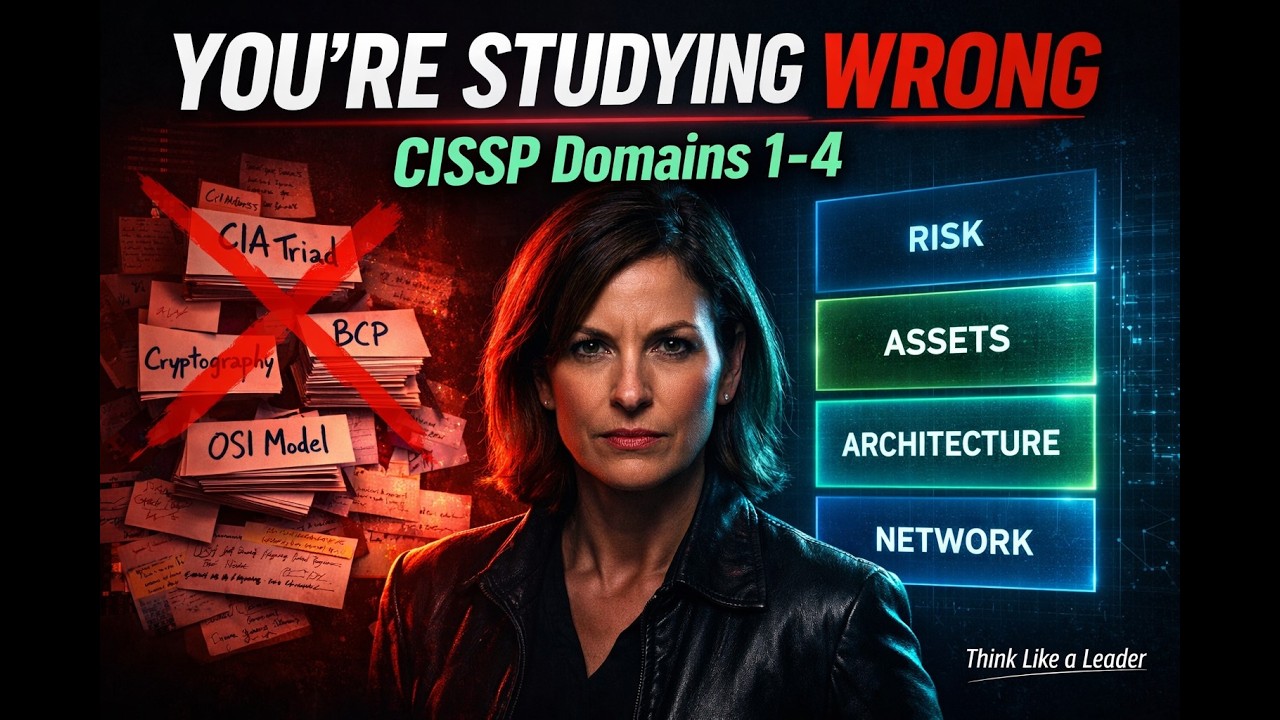 Углубленный курс CISSP по доменам 1–4 | Управление, активы, архитектура и сетевая безопасность | ...