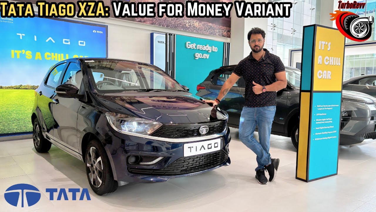 Откройте для себя Tata Tiago XZA 2025: стоит ли оно того? 7,5 лакхов*