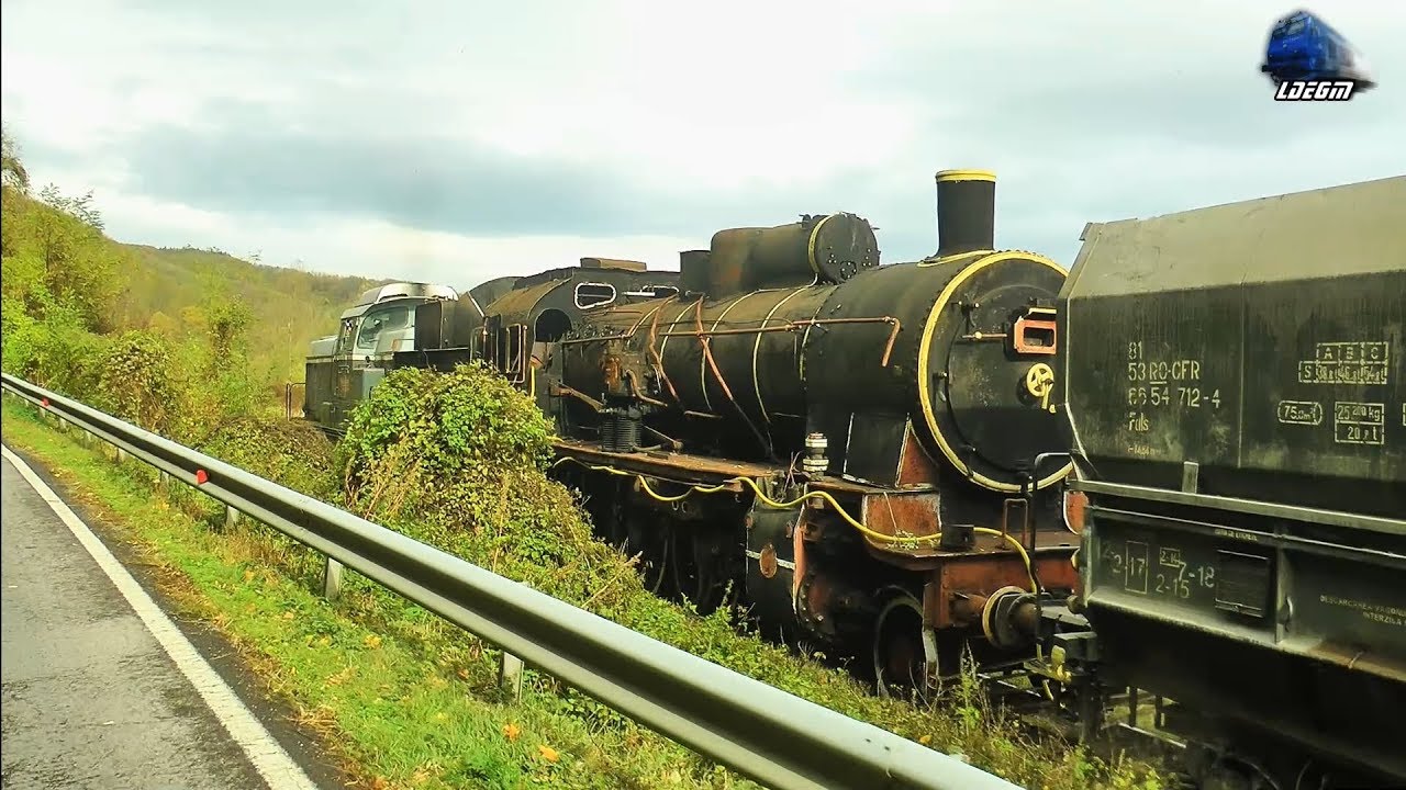 Urmărire Feroviară/Rail Chasing Locomotiva cu Abur 230.214 Steam Loko @Defileul Crișului Alb Canyon