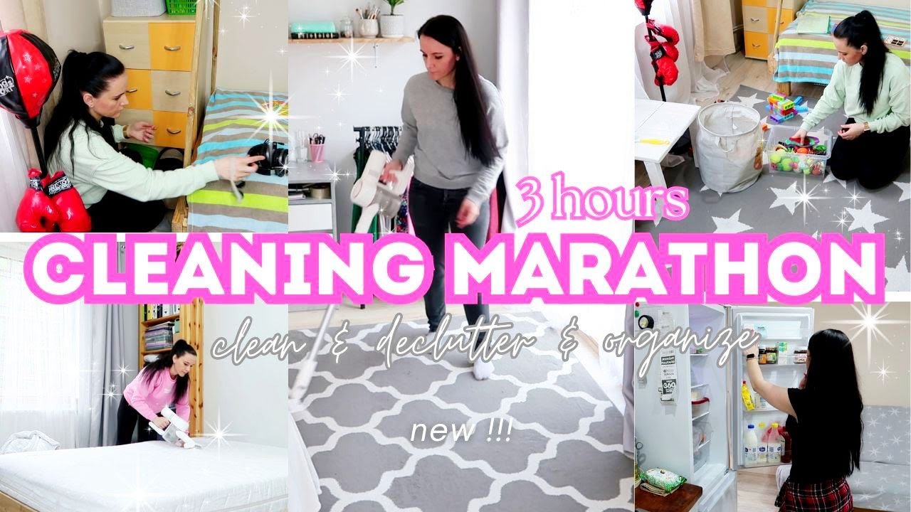 3 HOUR CLEANING MARATHON ❤️ HOURS OF DEEP SPEED CLEANING MOTIVATION ❤️