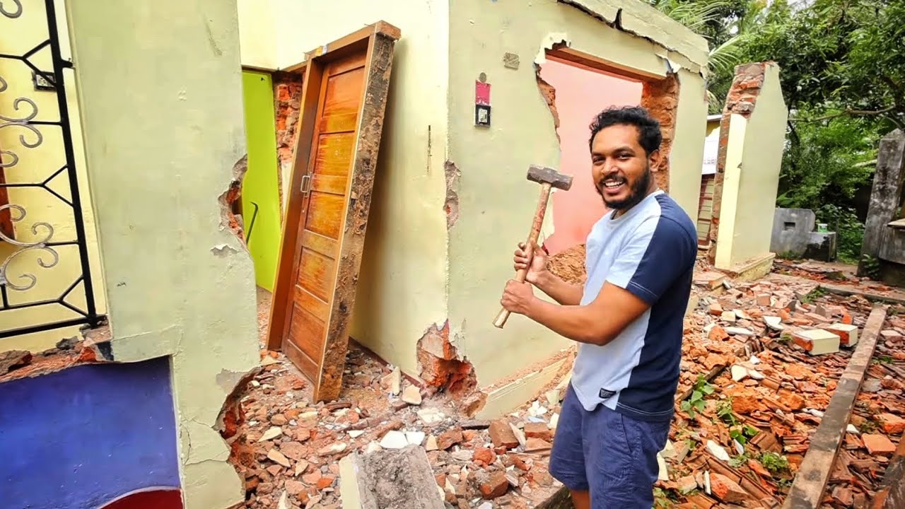 അങ്ങിനെ വീട് ഞാൻ പൊളിച്ചു | Daily Vlog 018