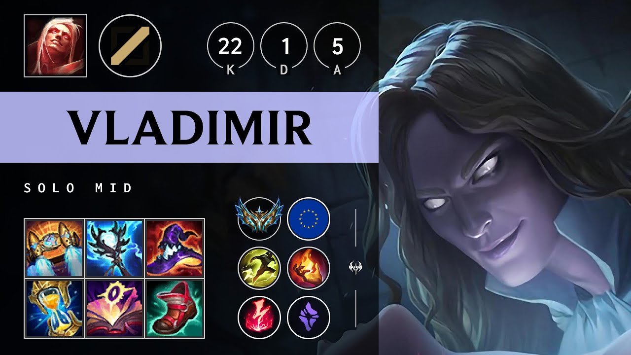 Vladimir Mid vs Sylas - EUW Challenger Patch 25.10