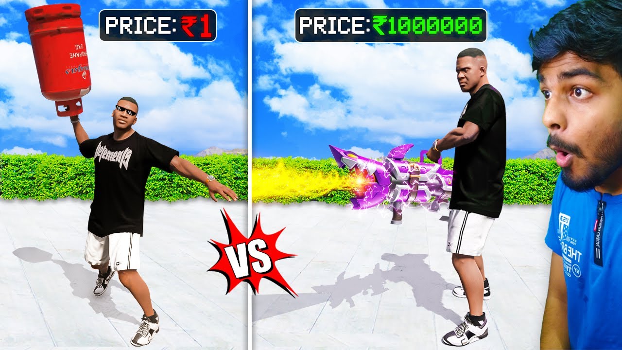 ₹1 WEAPON vs ₹1000000 SHARK WEAPON in GTA 5😱Gta 5 tamil | Gta Tamilan
