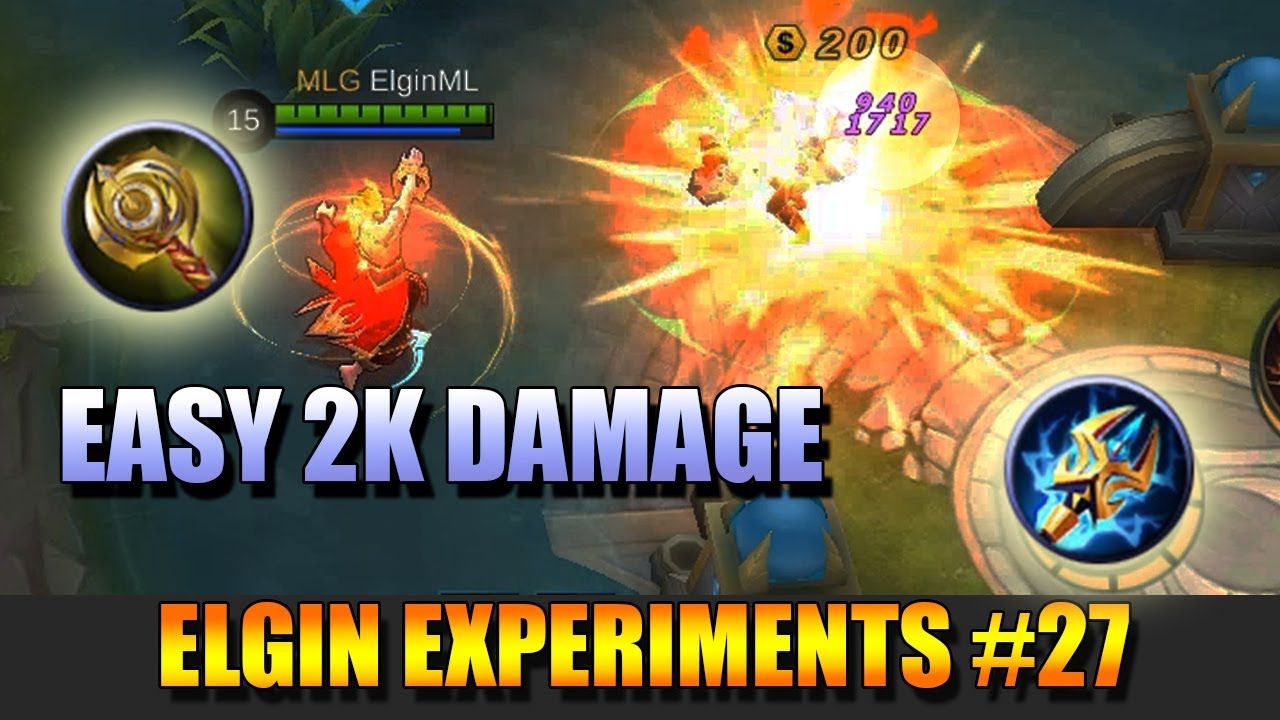 EXTRA DAMAGE BUILD - ELGIN EXPERIMENTS #27 - CLOCK OF DESTINY AND LIGHTNING TRUNCHEON COMBO