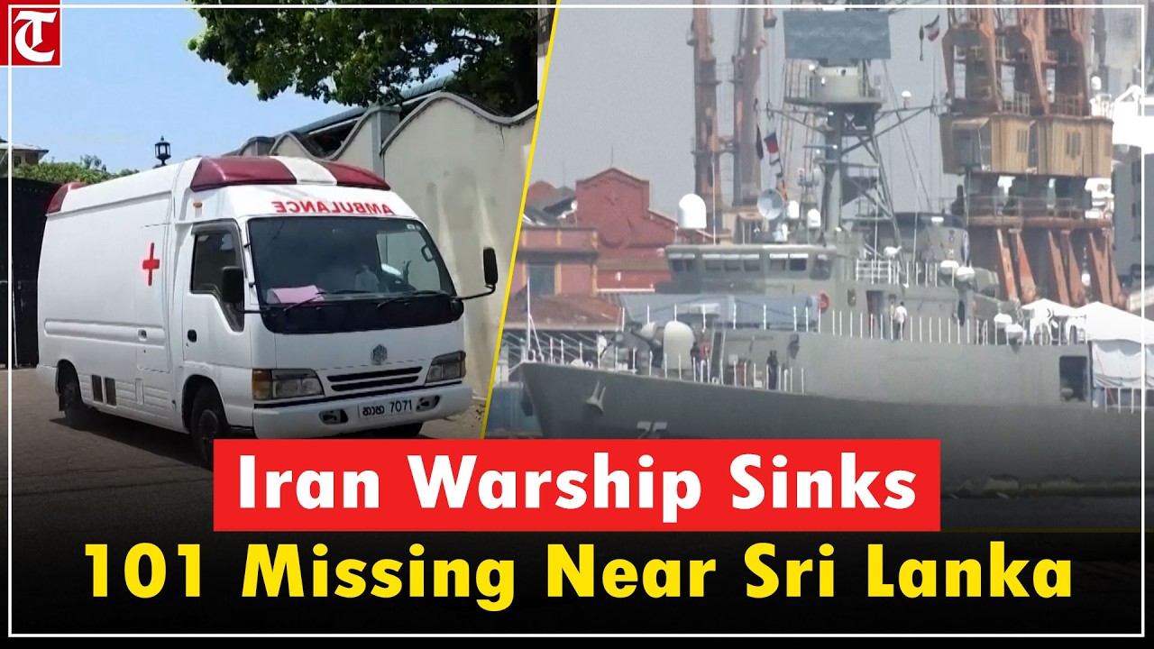 101 Missing After Iranian Warship Sinks Near Sri Lanka | Iran Conflict