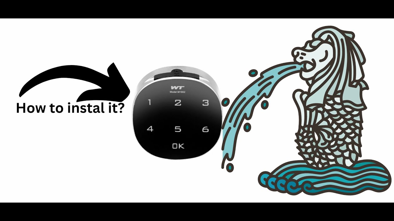 Letter Box Digital Lock installation for HDB/ others & how to reset password?