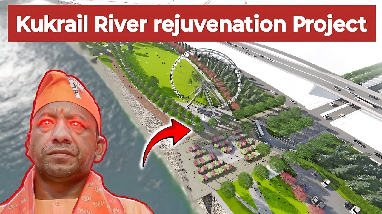 Kukrail River Rejuvenation Project Full detail !! अकबर नगर मे ध्वस्तीकरण Part 1
