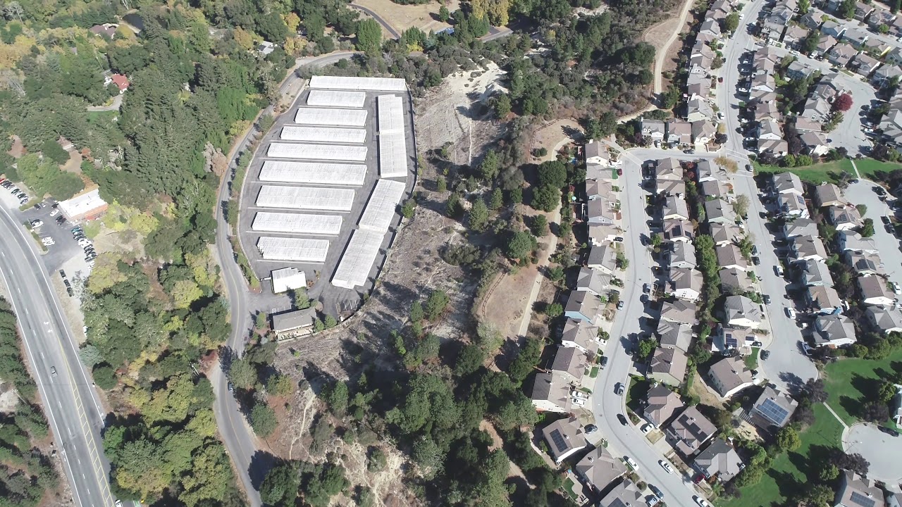 Aerial tour of Scotts Valley in 4K