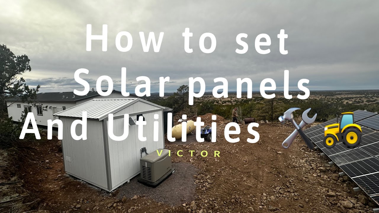 How to set utilities Off-Grid Part1