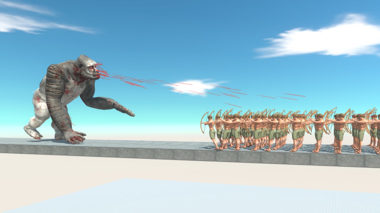 GORO vs ARMIES BRIDGE - Animal Revolt Battle Simulator