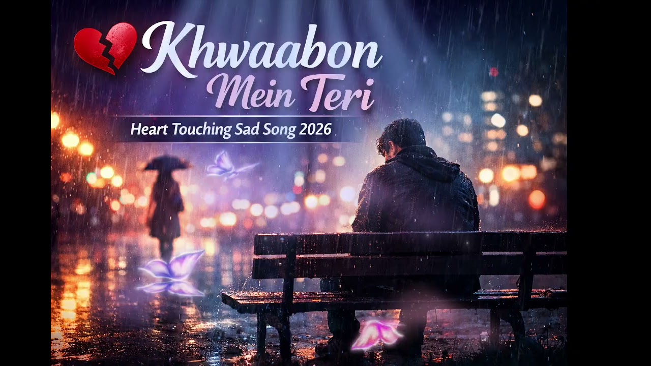 Khwaabon Mein Teri 💔 | Heart Touching Sad Song 2026 | Rain Love Story