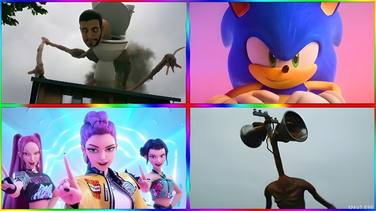 Skibidi Toilet🆚PEPPA PIG.EXE 🆚Siren Head🆚Kpop demon hunter   🎶 Tiles Hop EDM Rush