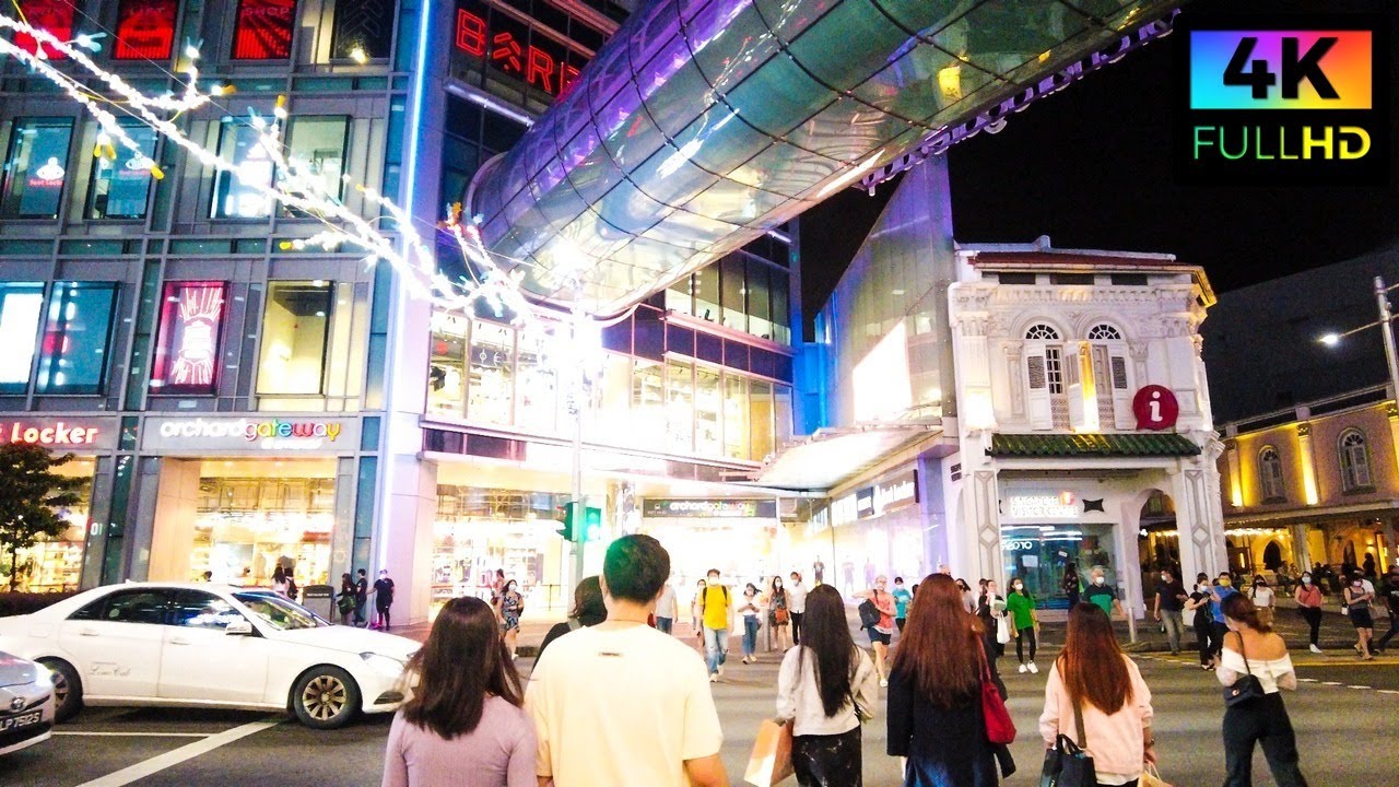 [4K FULL HD] Night Walk At Orchard Road (2020 Christmas Edition)