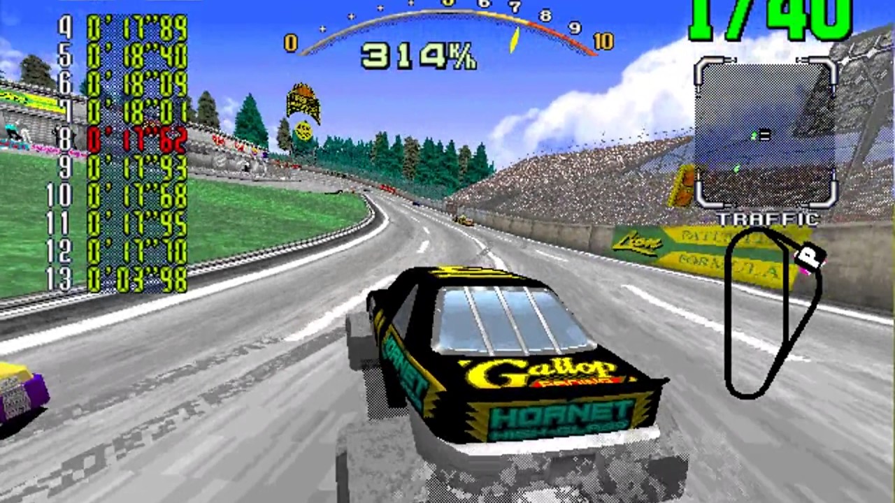 Daytona USA : Turbo - Sega Model 2 - Grand Prix Mode 20 Voltas/Lap - Corrida Completa/Full Race