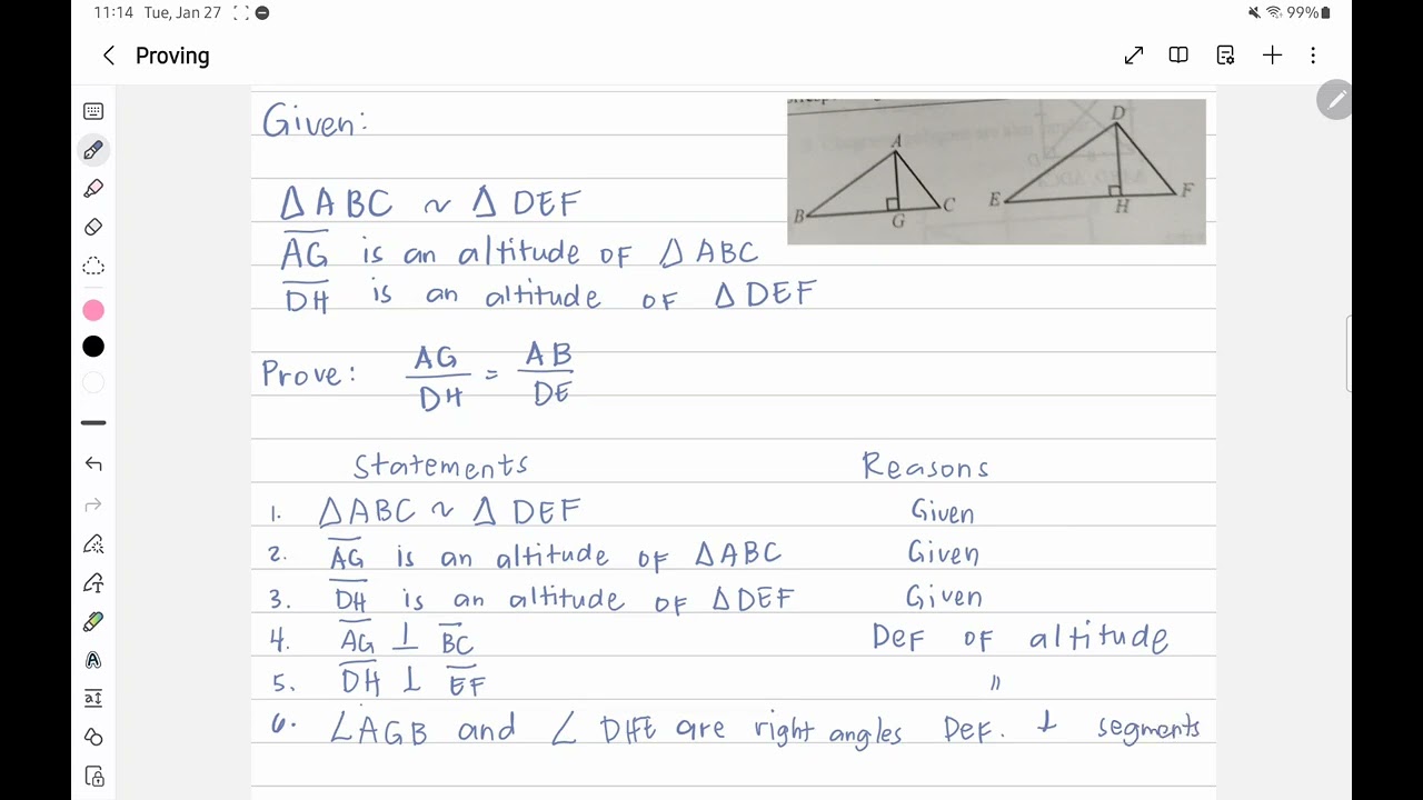Proving (1)