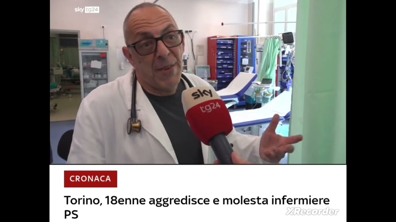 SKY TG2 Edizione 01052025 Aggressione al Pronto Soccorso del Maria Vittoria. Dott. De Iaco