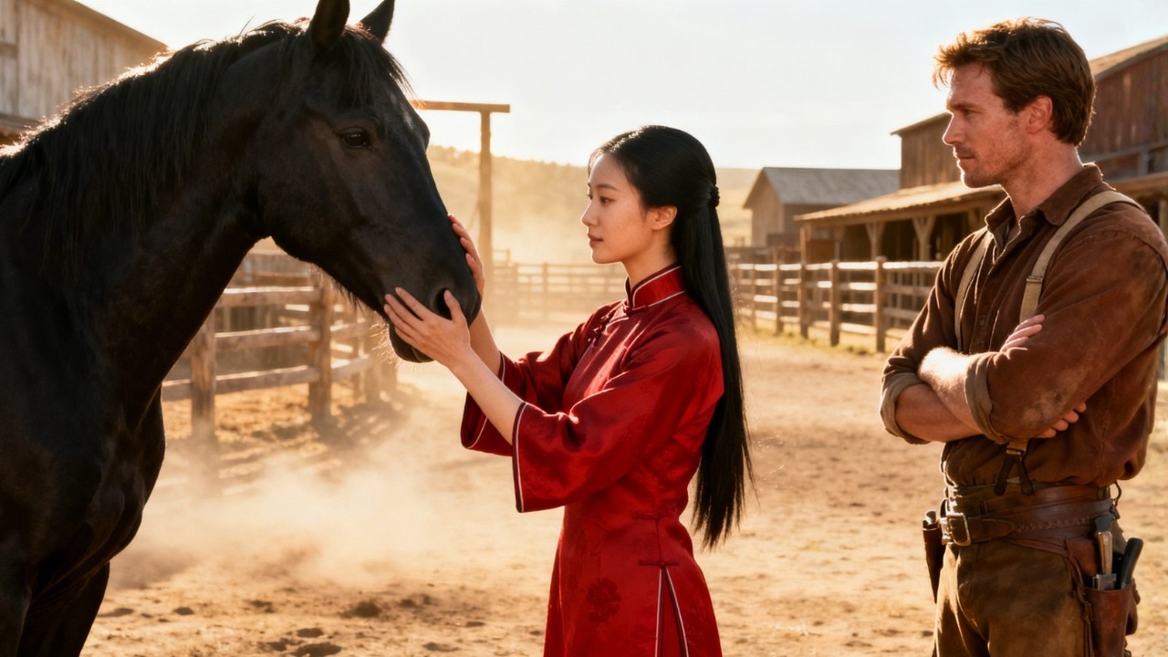 A Rich Farmer Dared Her to Train His Wild Stallion—32 Cowboys Failed, Until A Chinese Bride Won