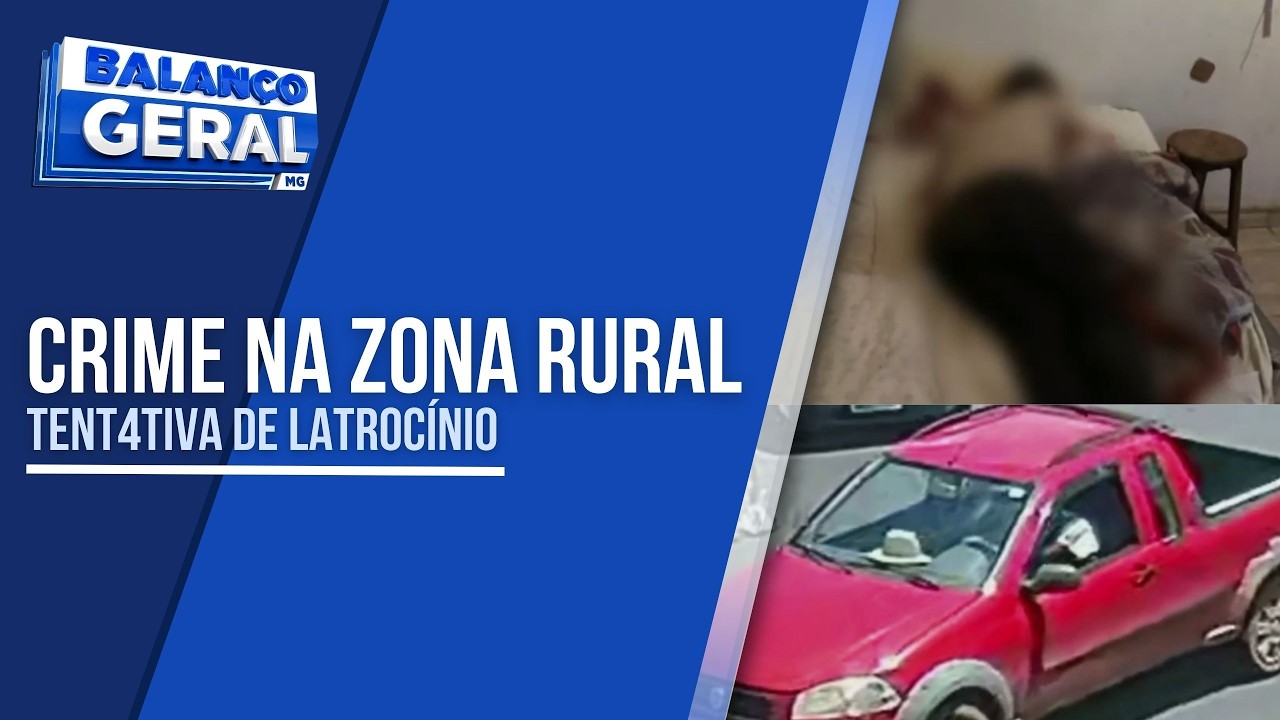 AGRICULTOR ESTÁ EM ESTADO GRAVE APÓS TENTATIVA DE LATROCÍNIO: SUSPEITO FOI PRESO EM CAMPANHA