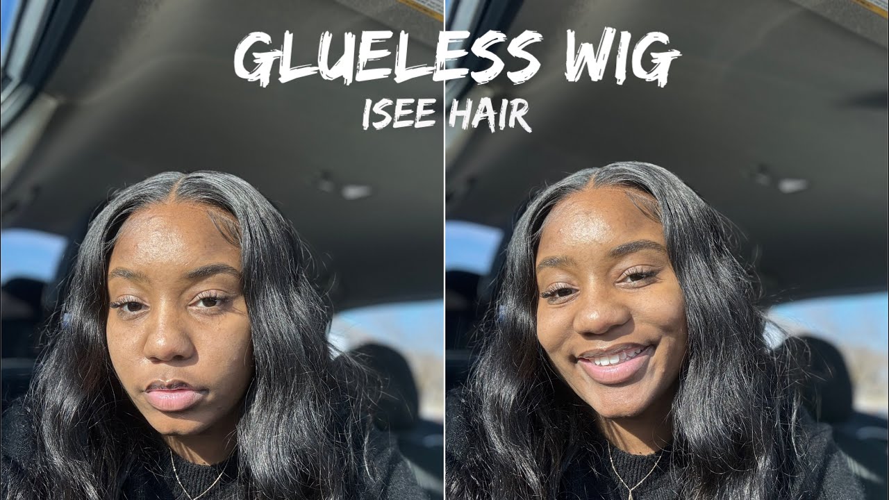 GLUELESS WIG INSTALL | Beginner Friendly 💗|  ISEE Hair Wear Go V5 | Tiny Knots & Pre Bleached 💗||