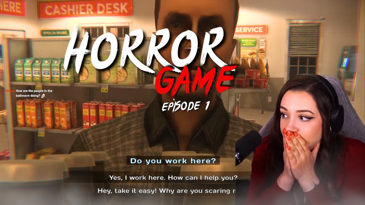 Gamergirl играет в хоррор, Эпизод 1 [HERROR: GAS STATION CASE]