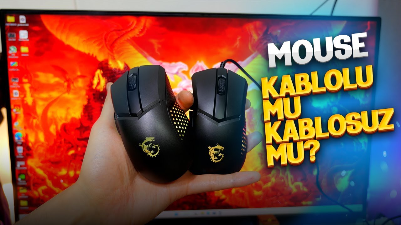 Kablolu ile Kablosuz MOUSE Arasında Oyunlarda Fark Var mı?  8.5 Hamle Yapan MSI Clutch GM51