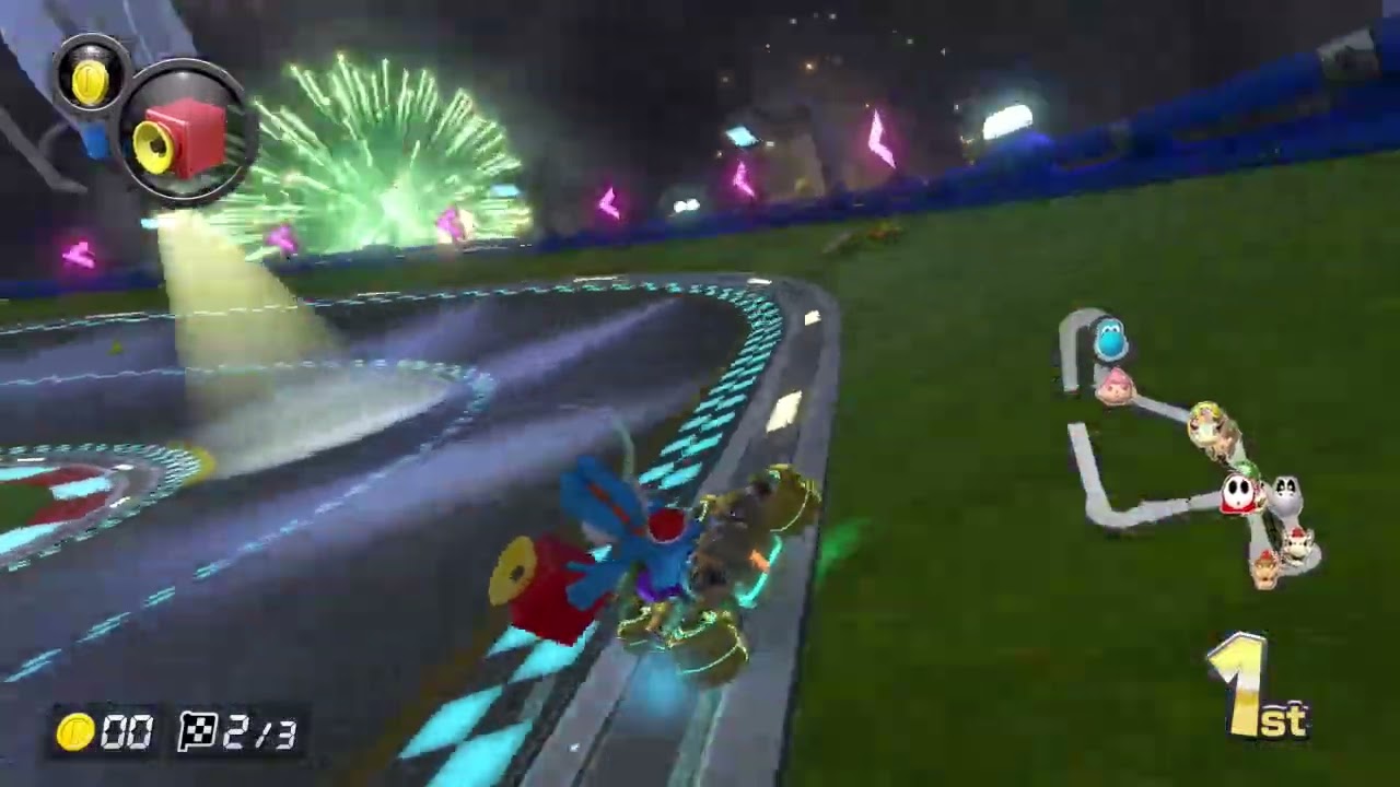 Lap done in under 30 seconds!! | Mario Kart Stadium 200CC