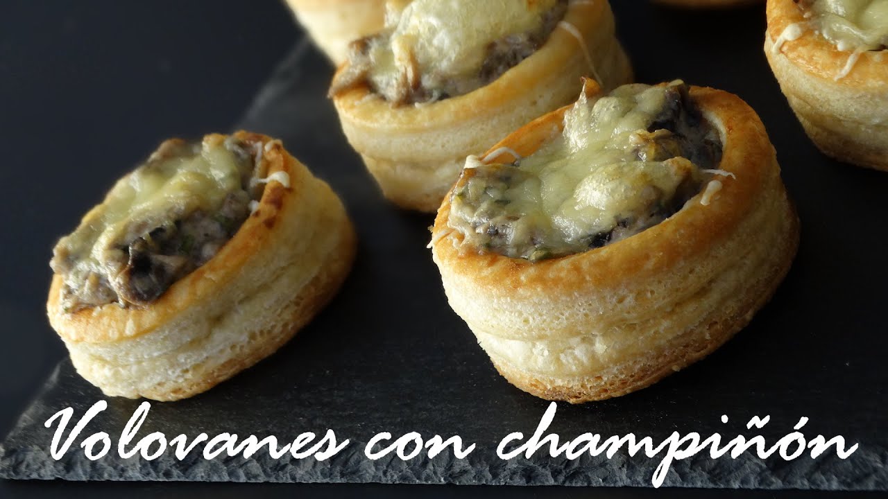 VOLOVANES CON CHAMPIÑÓN.