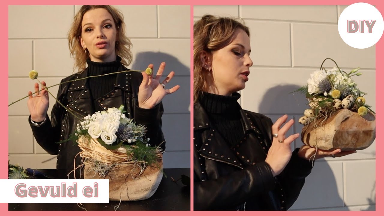 Eerste Paasbloemstukje / Voorjaarsbloemstuk | cursus bloemschikken #142 | Carlein Tukkers