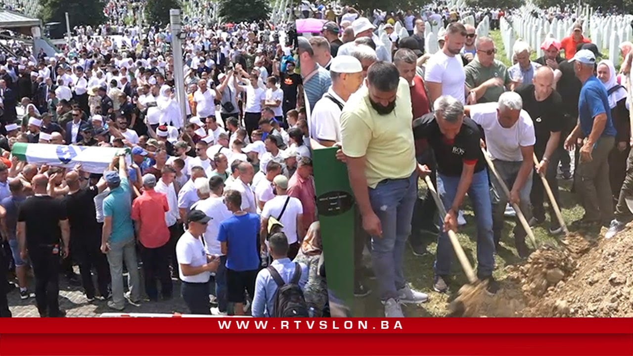 Klanjana dženaza i obavljen ukop 30 žrtava genocida u Srebrenici - 11.07.2023.