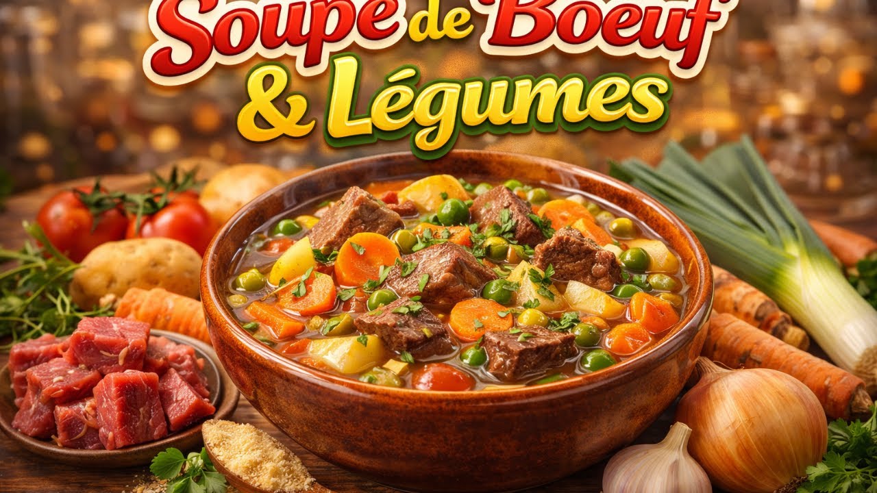 SOUPE DE BOEUF AUX LÉGUMES