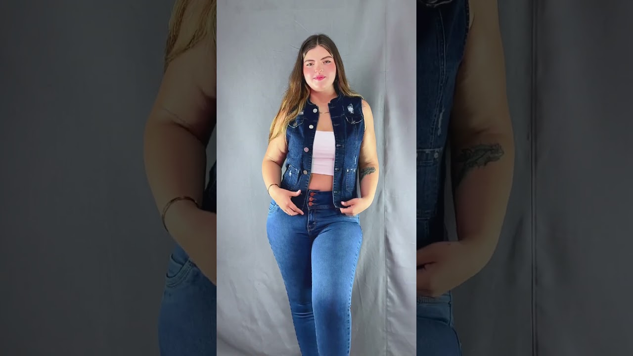 &iexcl;Luce a la moda con nuestro chaleco de mezclilla para mujer!