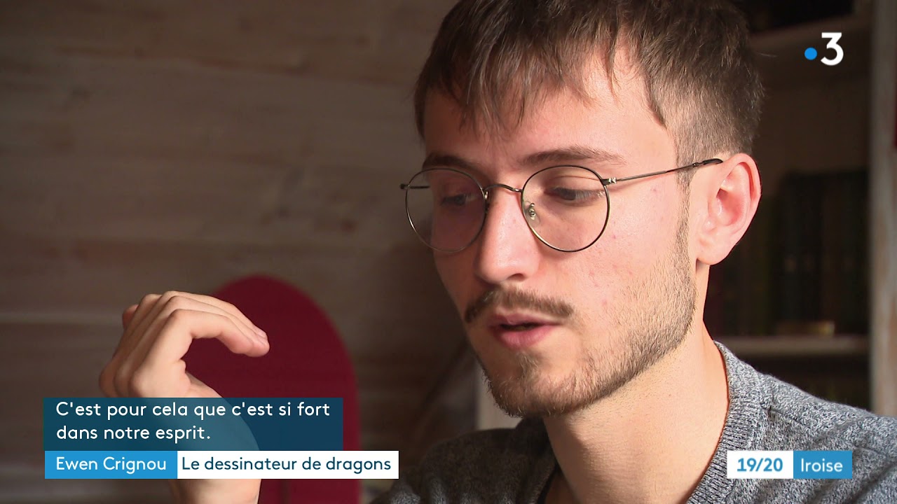 Les dragons d'un jeune illustrateur publi&eacute;s par Coop Breizh