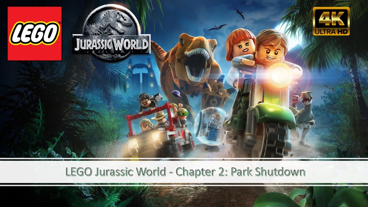 LEGO Jurassic World - Chapter 2: Park Shutdown | Full Gameplay | No Commentary | 4K 60FPS