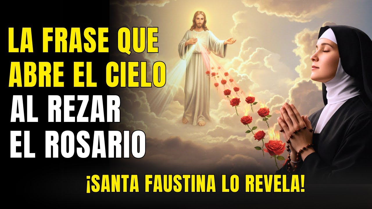¿REZAS MAL EL ROSARIO? SANTA FAUSTINA REVELA LO QUE DEBES DECIR AL OFRECER CADA AVEMARÍA POR TU ALMA