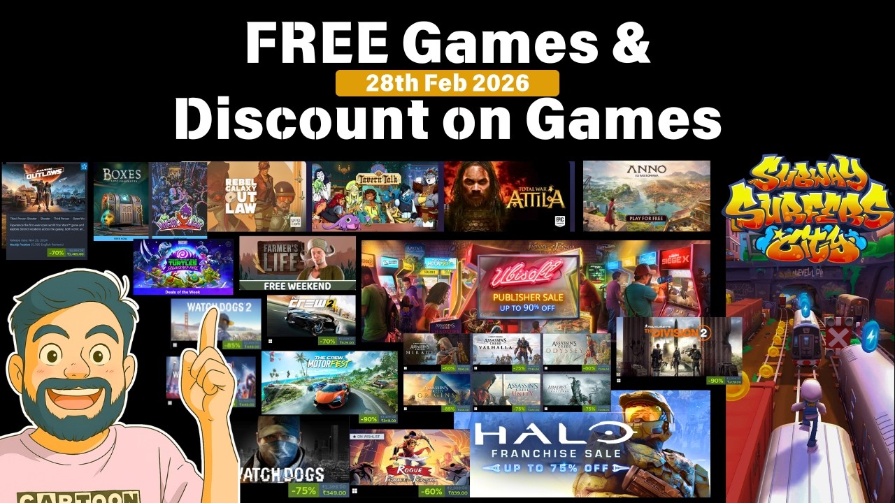 Claim This Weeks FREE Games & Discount on Games - 28/02/2026🔥🎮