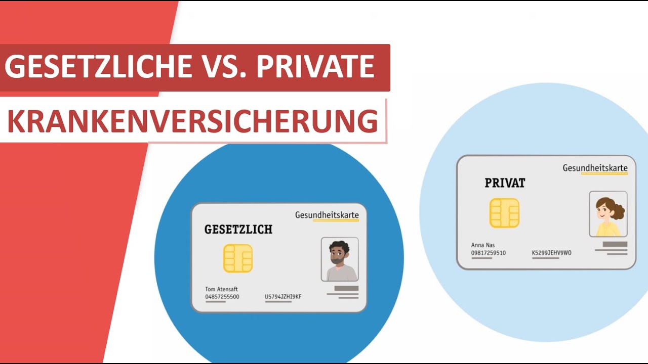 Wer zahlt bei Krankheit? - Unterschied private und gesetzliche Krankenkasse