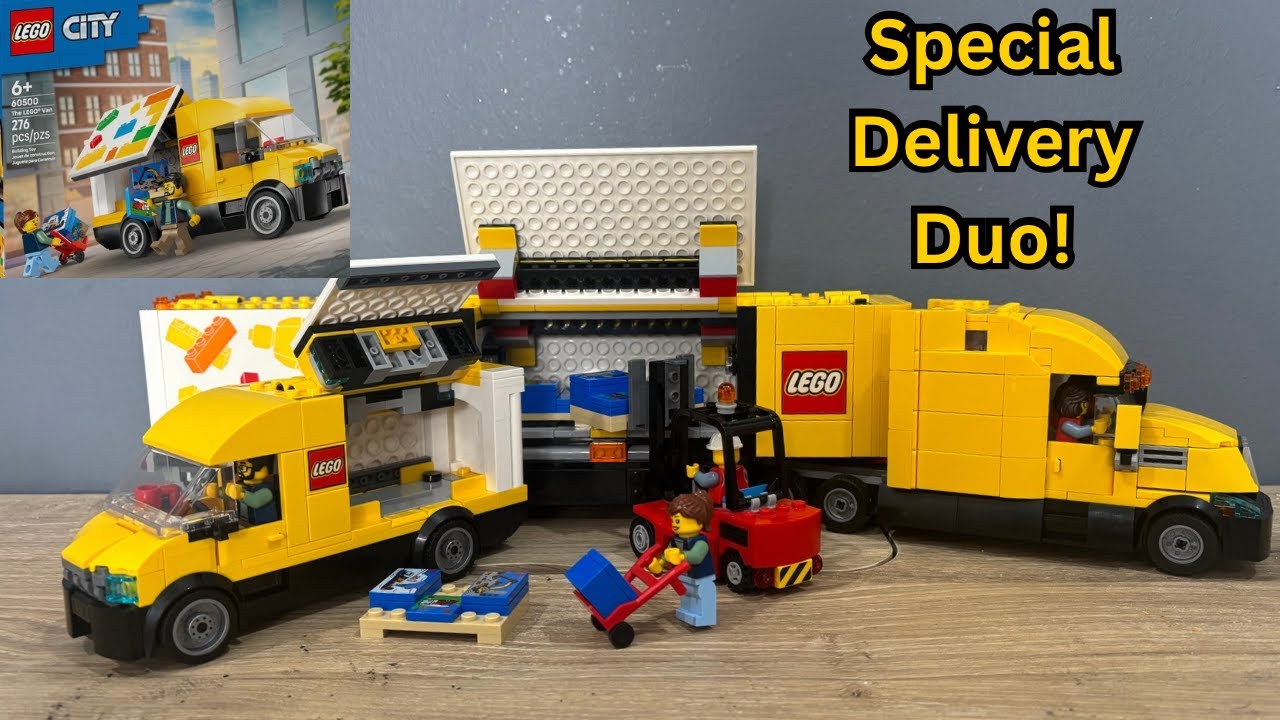 LEGO City: Сборка и обзор фургона LEGO (с участием грузовика LEGO) Лучший городской дуэт на сегод...