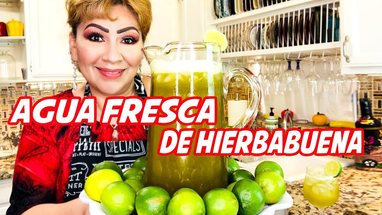 Agua Fresca de Hierbabuena ¡ULTRA REFRESCANTE! | Receta con Solo 3 Ingredientes 🌿💦