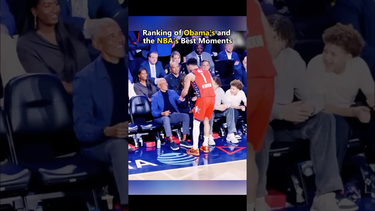 Ranking of Obama&rsquo;s and the NBA Best Moments.#usa #nba #celebrity #obama #ranking #fyp #youtube